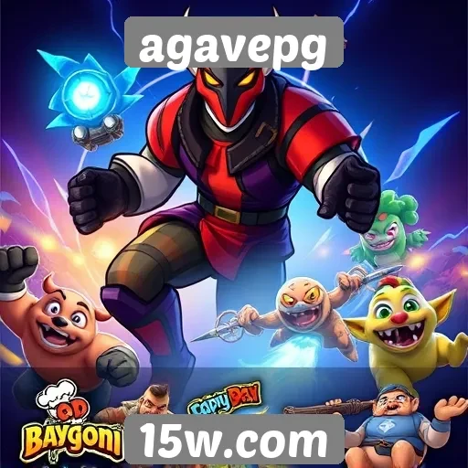 Diversidade de jogos disponíveis no agavepg